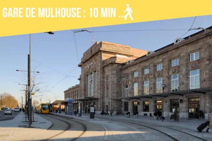 Super Appartement - Centre-Ville Mulhouse 4Pers ภายนอก รูปภาพ